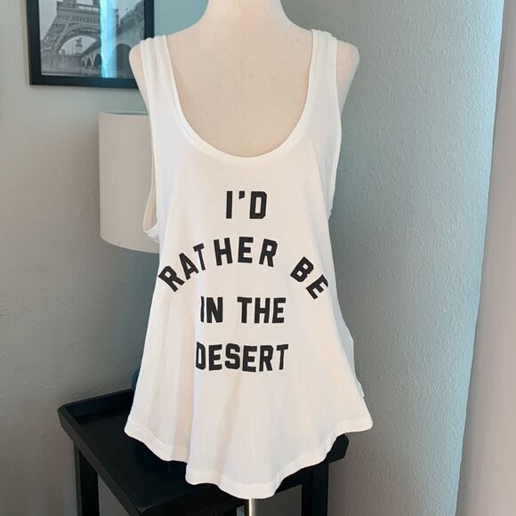 Amuse Society graphic tank top oversized size small - Picture 5 of 12